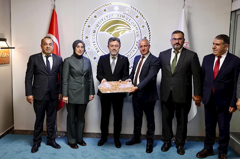 Fıstık üreticileri sorunlarını ve taleplerini Bakanlığa iletti