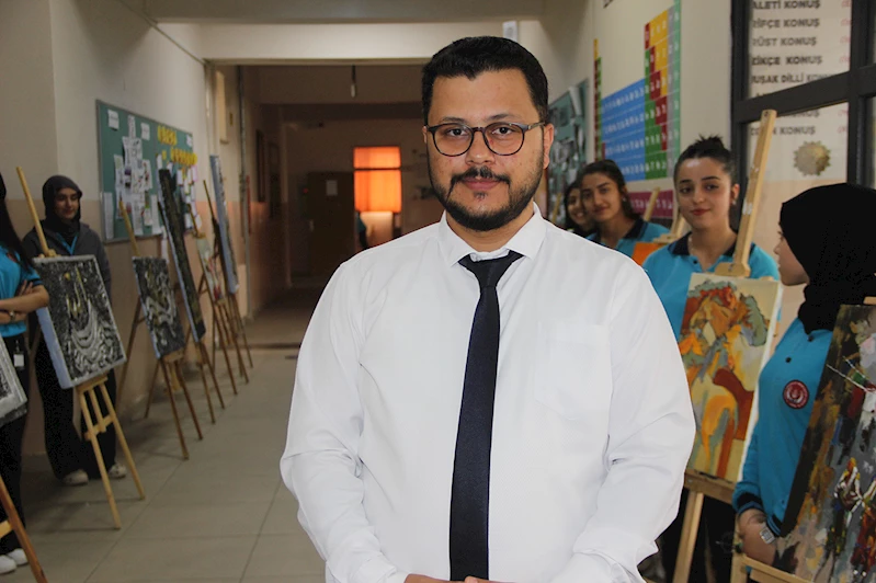 Kudüs hassasiyeti Cizre İmam Hatip Lisesi öğrencilerinin sergisine yansıdı