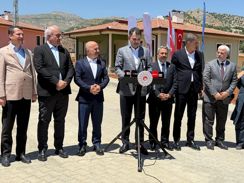 Bakan Murat Kurum Adıyaman’da: ‘Sadece ev değil, umut inşa ediyoruz’ 