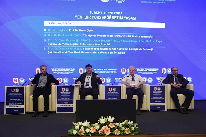 Yükseköğretimin geleceğinin tartışıldığı uluslararası kongrenin ilk günü tamamlandı