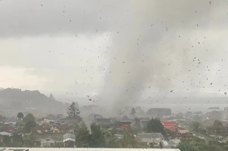 Şili’de hortum etkili oldu: 13 yaralı