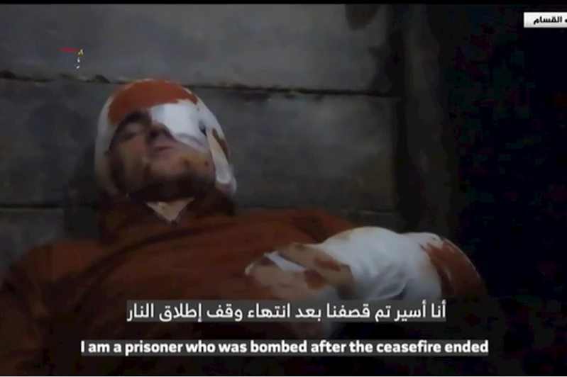 Kassam Tugayları, işgal saldırısında yaralanan siyonist esirin görüntülerini yayımladı