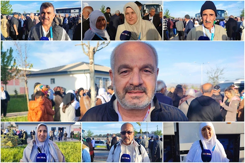 Hacı adayları: Yıllardır özlemini çektiğimiz kutsal topraklara gitmenin heyecanını yaşıyoruz