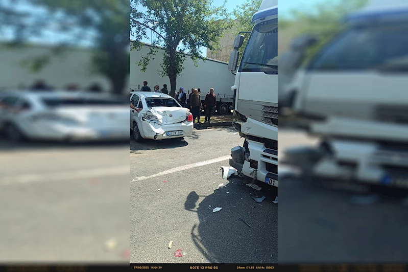 Şanlıurfa’da maddi hasarlı trafik kazası