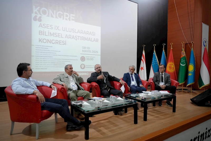 Adıyaman Üniversitesi, ASES IX. Uluslararası Bilimsel Araştırmalar Kongresi’ne ev sahipliği yaptı 