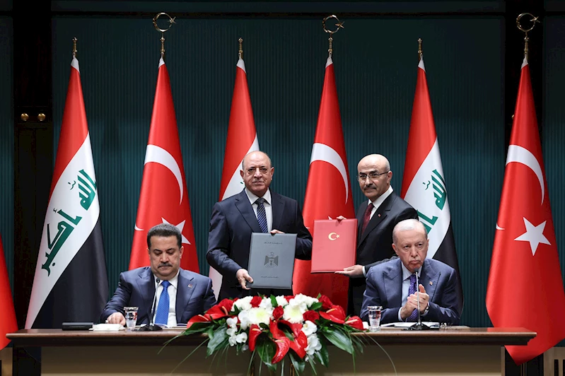 Türkiye ile Irak arasında 11 anlaşma imzalandı
