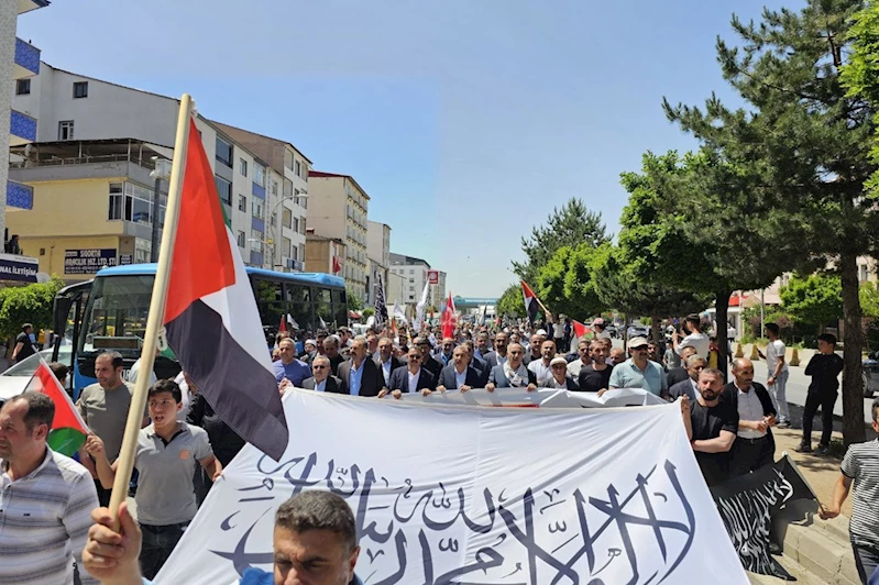 Bitlis’te Gazze için 