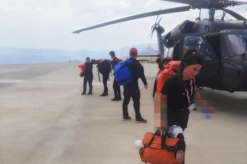 Gabar Dağı’nda petrol çalışanı kayalıklardan düştü