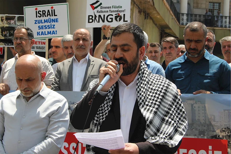 HÜDA PAR Bingöl İl Başkanlığı’ndan Gazze için basın açıklaması