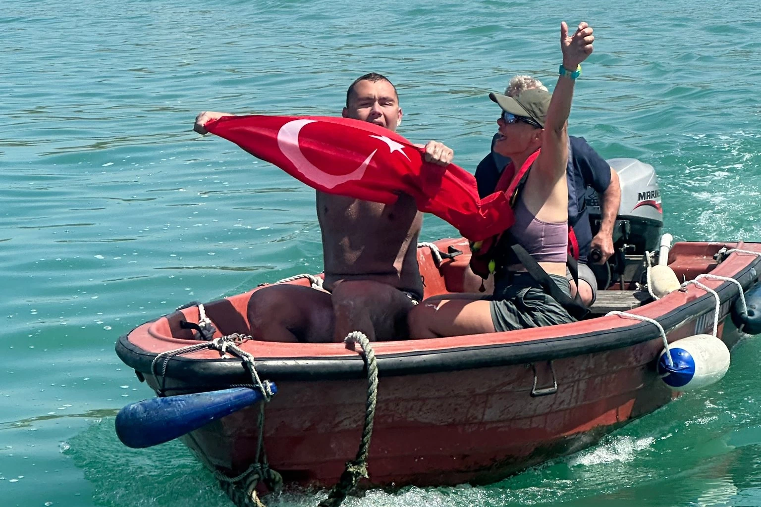 İzmir’in gururu Tuna bir kez daha tarih yazdı... Tuna, 