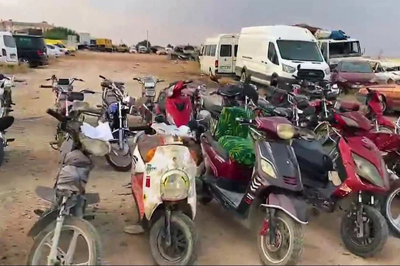 Şanlıurfa’da motosikletlere yönelik şok uygulamada 28 araç ele geçirildi