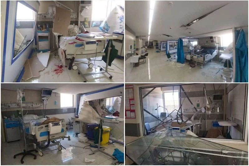 Siyonist rejim Kirmanşah’taki Farabi Hastanesine saldırdı