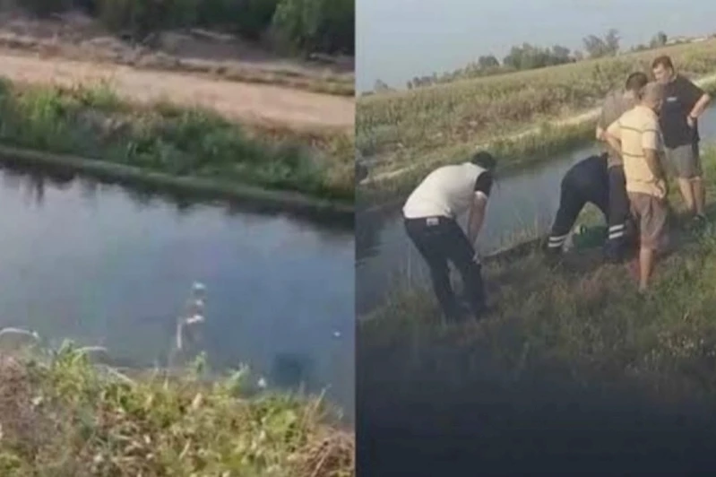 Kamyonet sulama kanalına düştü: Baba ve iki kızı öldü