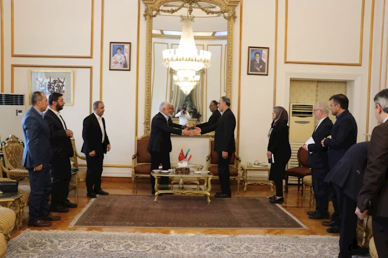 HÜDA PAR Genel Başkanı Yapıcıoğlu’ndan İran Büyükelçiliği’ne ziyaret