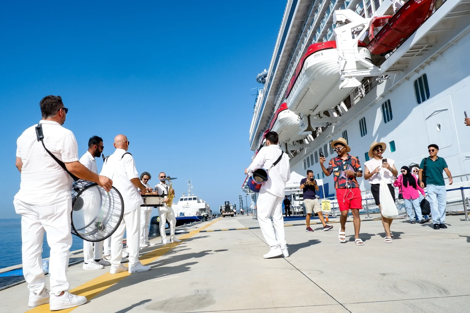 Lüks kruvaziyer ilk kez Bodrum