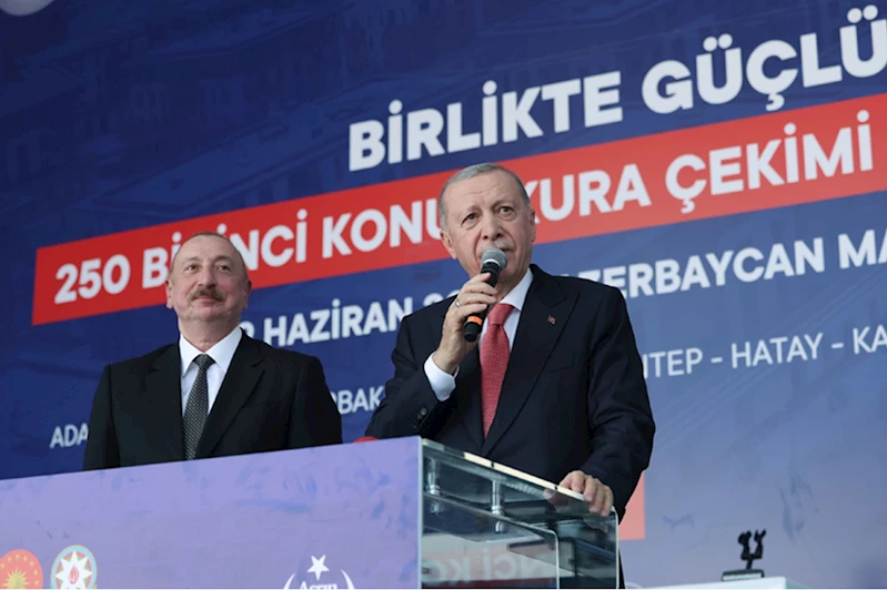 Cumhurbaşkanı Erdoğan: Yıl sonunda tüm şehirlerimizi yeniden ayağa kaldırmayı, hedefliyoruz