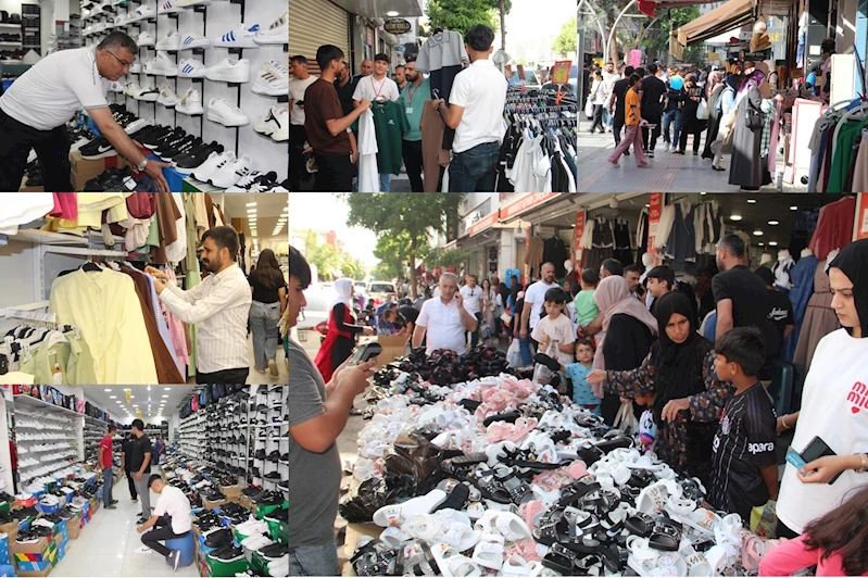 Bayrama sayılı günler kala çarşı ve pazarlarda hareketlilik başladı