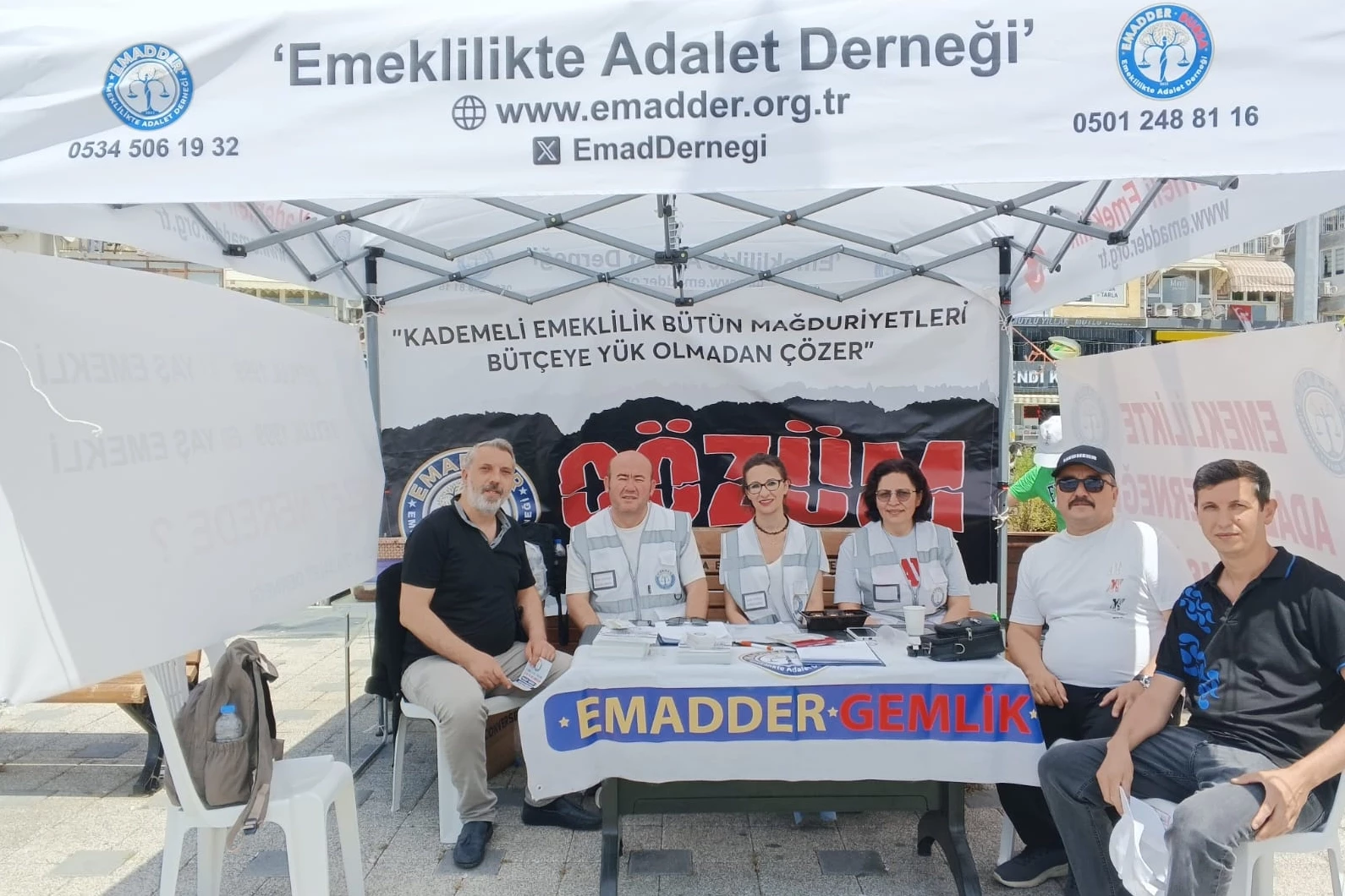 EMADDER temsilcileri hak arayışlarını Gemlik