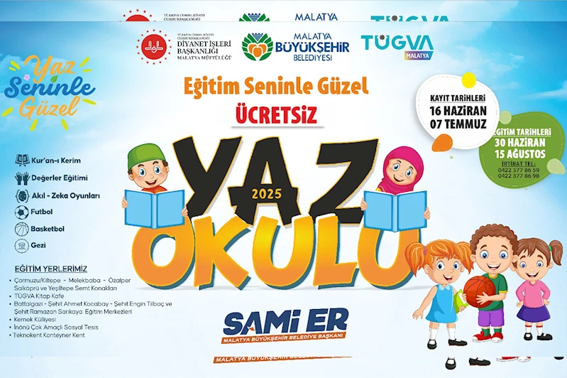 Büyükşehir Belediyesi ücretsiz yaz okullarına kayıtlar başladı