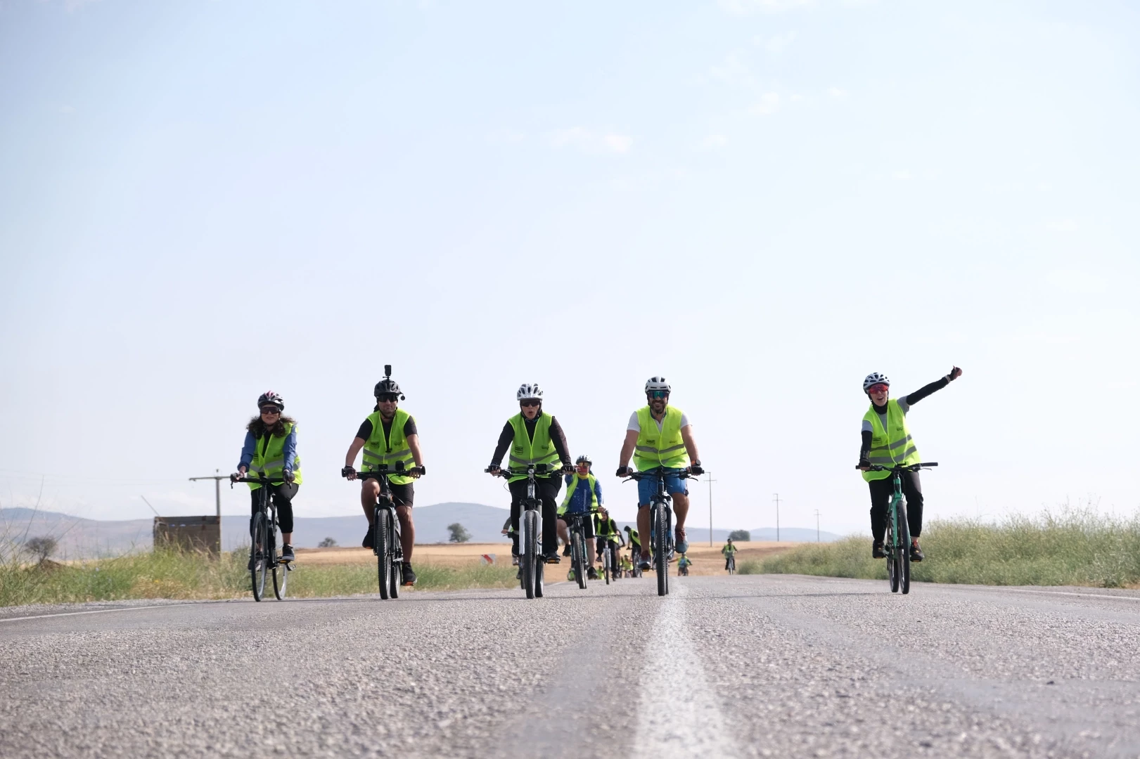 Konya’da tarihi rotada pedallar tarih ve doğa için döndü