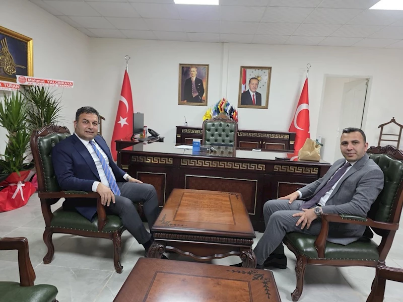 Başkan Yıldırım’dan Kaymakam Algın’a ziyaret 