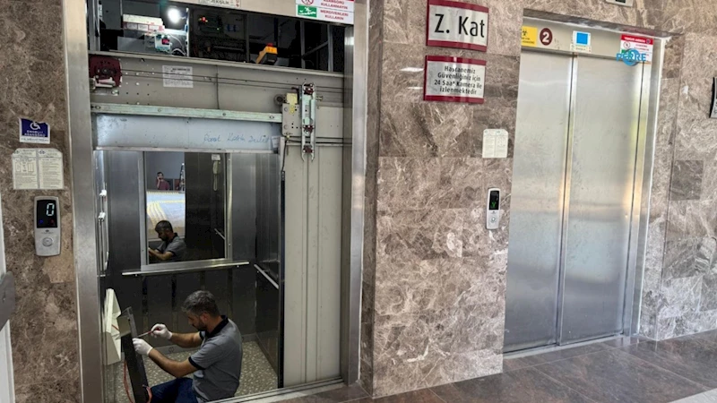 Kahta Devlet Hastanesindeki asansör sorunu çözüldü 