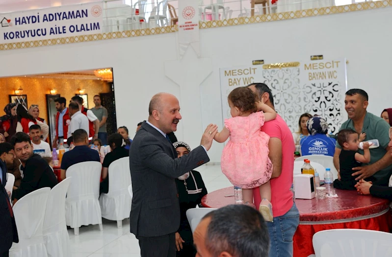 Vali Varol, Koruyucu Aile Günü etkinliğinde aileler ve çocuklarla bir araya Geldi 