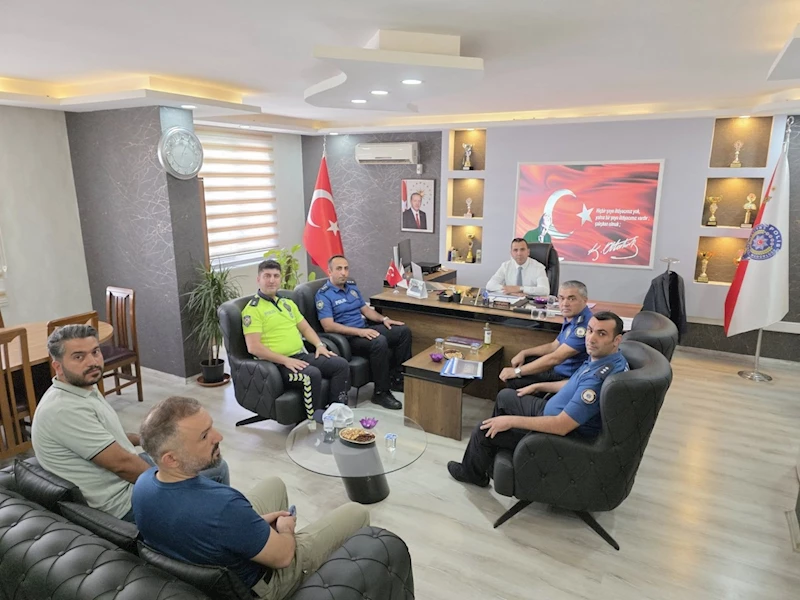 Kaymakam Kadir Algın’dan İlçe Emniyet Müdürlüğüne ziyaret 