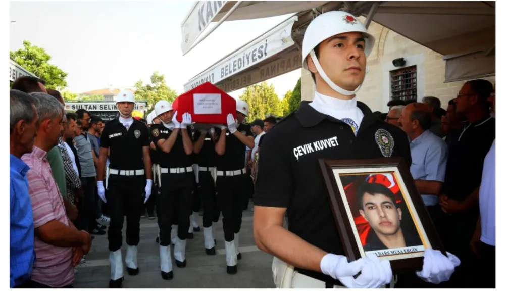 Özel Harekat Kursiyeri Polis Memuru Karapınar’da Son Yolculuğuna Uğurlandı