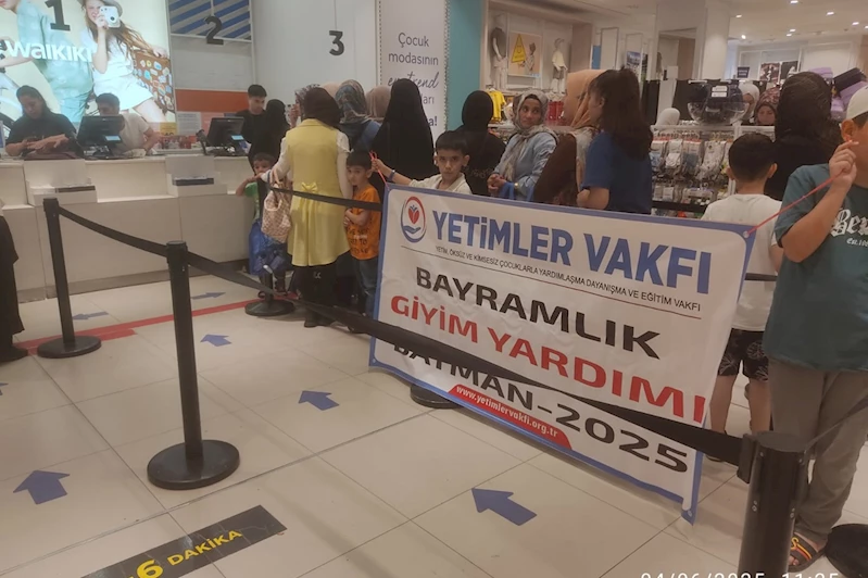 Yetimlerin bayram sevinci: Hayırseverden anlamlı destek