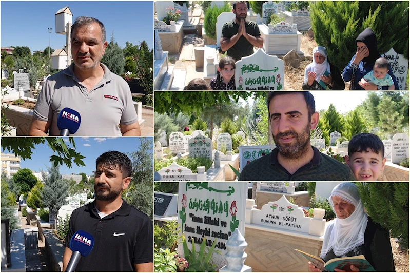 Vatandaşlar arife günü mezarlıklara akın etti