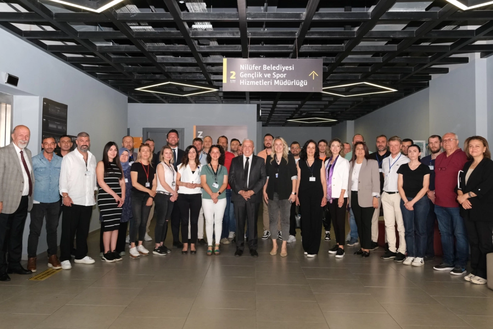 Nilüfer Belediyesi çalışanları bayramlaştı