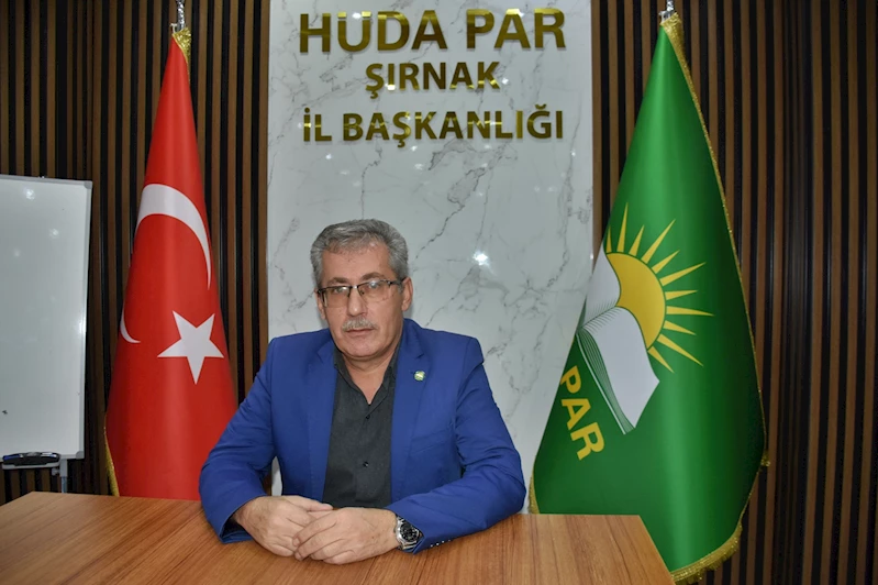 HÜDA PAR Şırnak İl Başkanı Yalçın