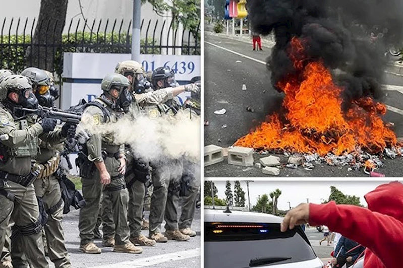 Los Angeles protestoları New York