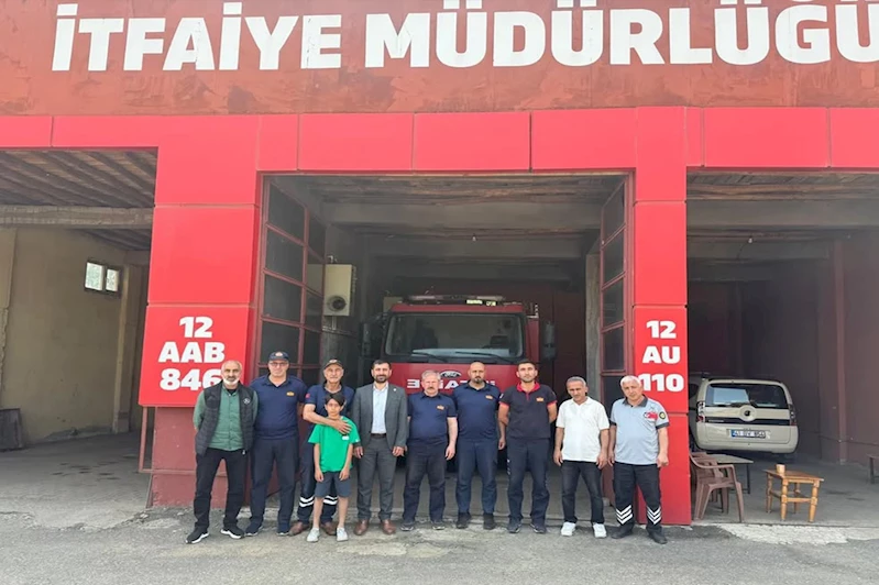 HÜDA PAR heyetinden bayramda görev başındaki personellere ziyaret