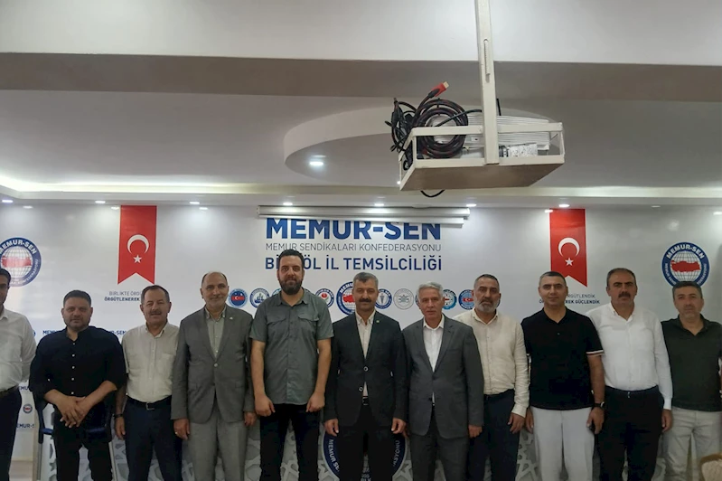 HÜDA PAR’dan Memur-Sen Bingöl Şubesine ziyaret