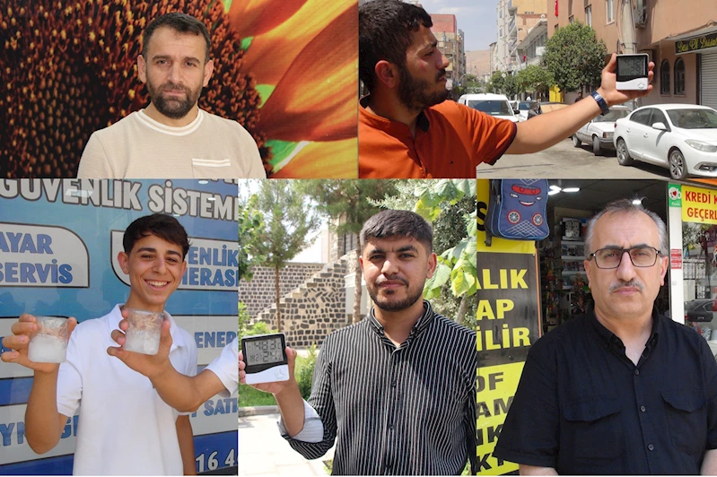 Cizre’de sıcaklar 50 dereceye yaklaştı: Vatandaşlar 