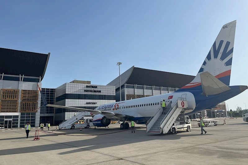 Batman-İzmir havayolu hattında uçuşlar artıyor