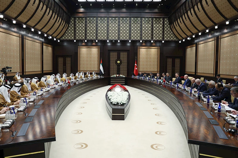 Türkiye ile BAE arasında 7 ortak anlaşma imzalandı