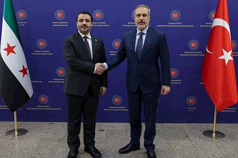 Dışişleri Bakanı Fidan, Suriye Dışişleri Bakanı Şeybani ile görüştü