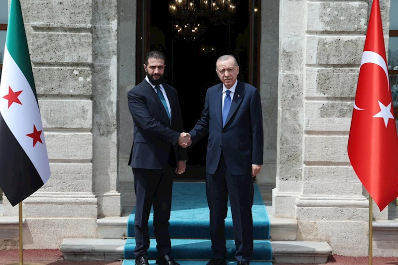 Cumhurbaşkanı Erdoğan, Suriye Cumhurbaşkanı Şara ile işgal saldırılarını görüştü