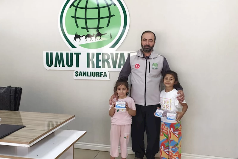 Şanlıurfalı kuzenlerden Gazze’ye anlamlı destek