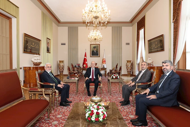 HÜDA PAR’dan TBMM Başkanı Kurtulmuş’a ziyaret