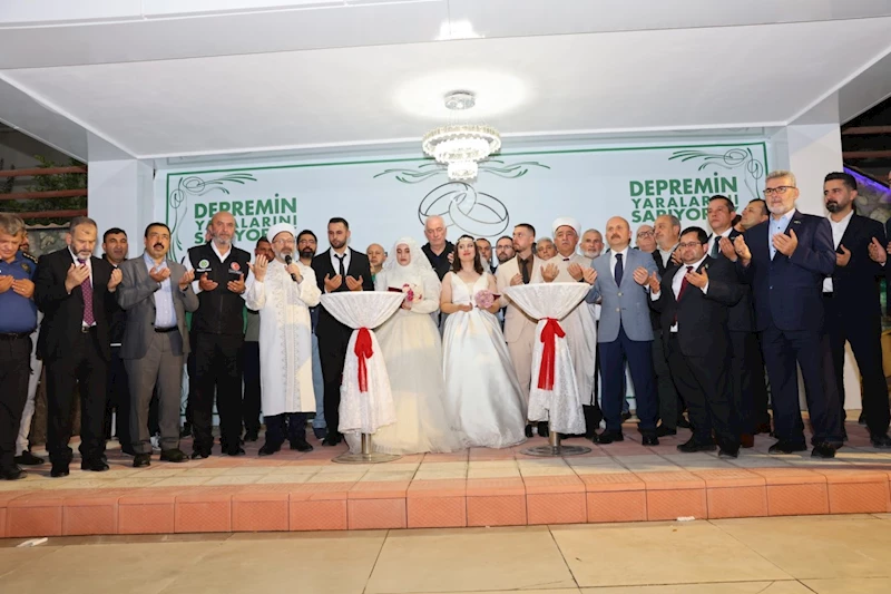 Adıyaman’da toplu nikah ve düğün töreni 