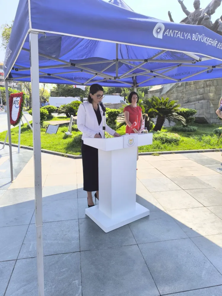 KKTC’nin Barış ve Özgürlük Bayramı Antalya’da törenle kutlandı