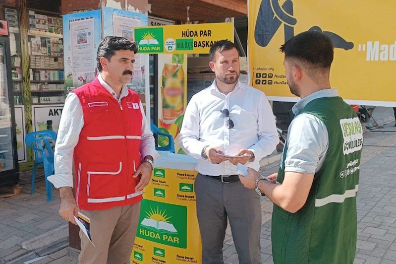 HÜDA PAR İdil İlçe Başkanı Narçın: Uyuşturucu bataklığından kurtuluş için mücadelemiz sürecek