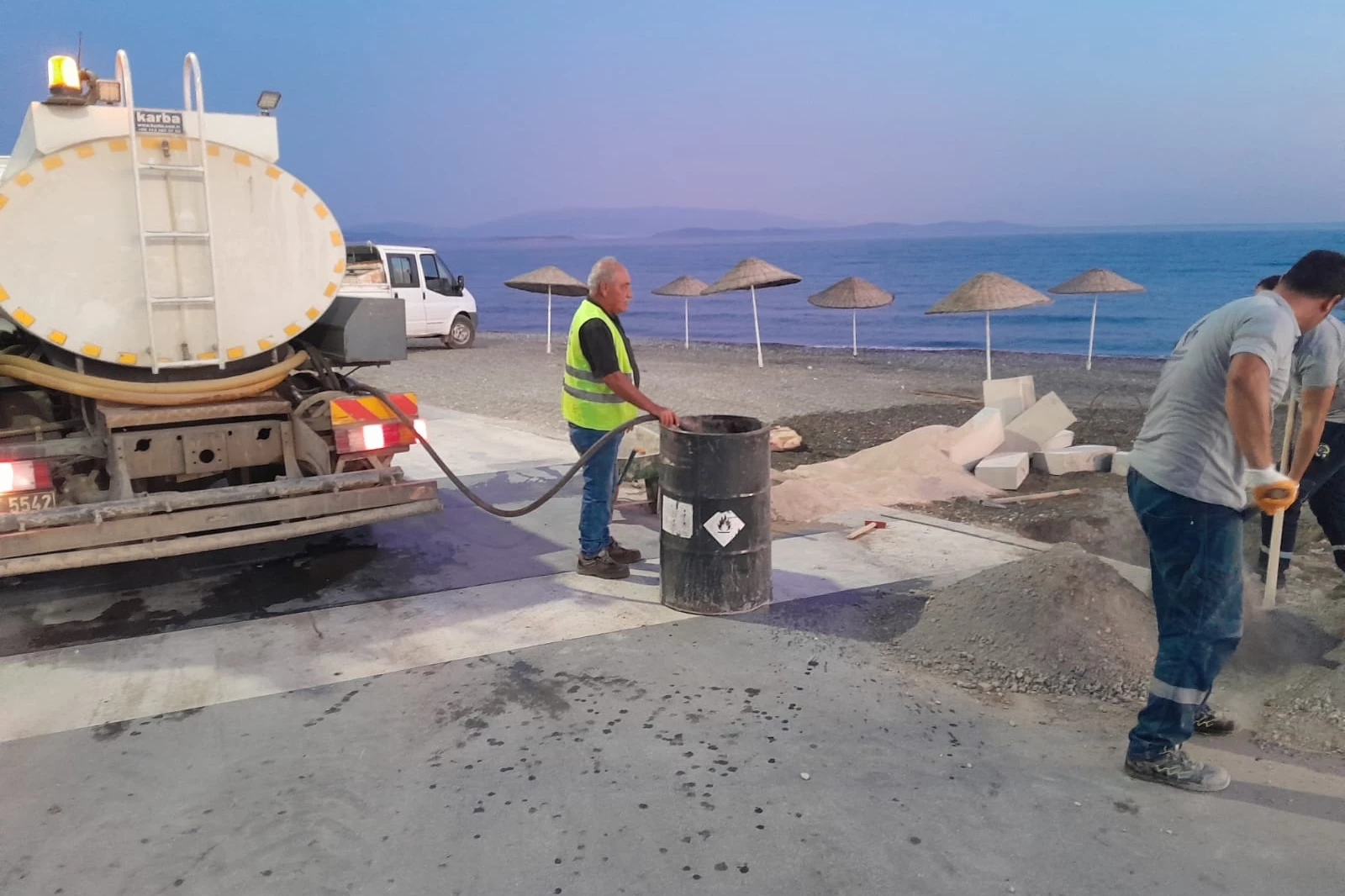 İzmir Güzelbahçe’de ‘sıcak hava’ düzenlemesi