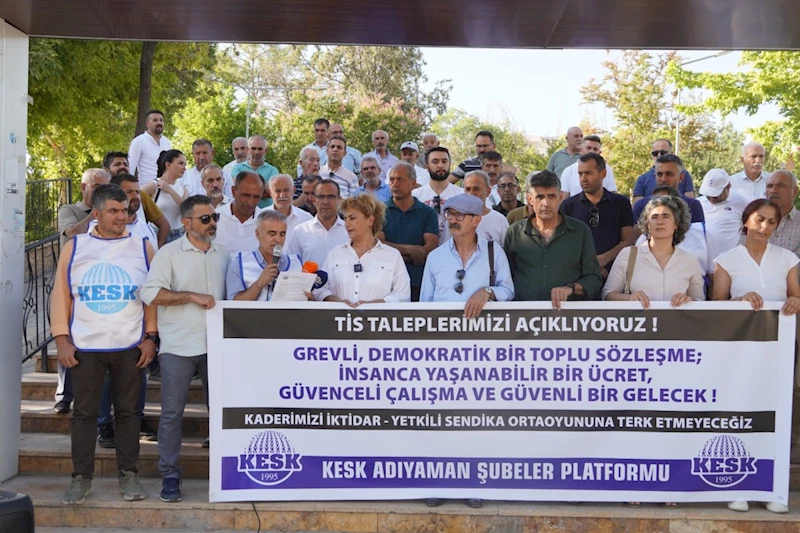 KESK Eş Genel Başkanı Ayfer Koçak’tan Adıyaman’da sert TİS çıkışı: ‘Geçinemiyoruz’  - Videolu Haber