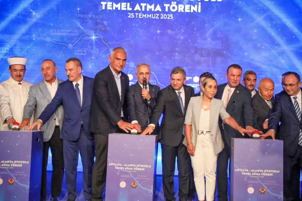 Antalya-Alanya Otoyolu Temel Atma Töreni Gerçekleşti: Seyahat Süresi 36 Dakikaya İnecek