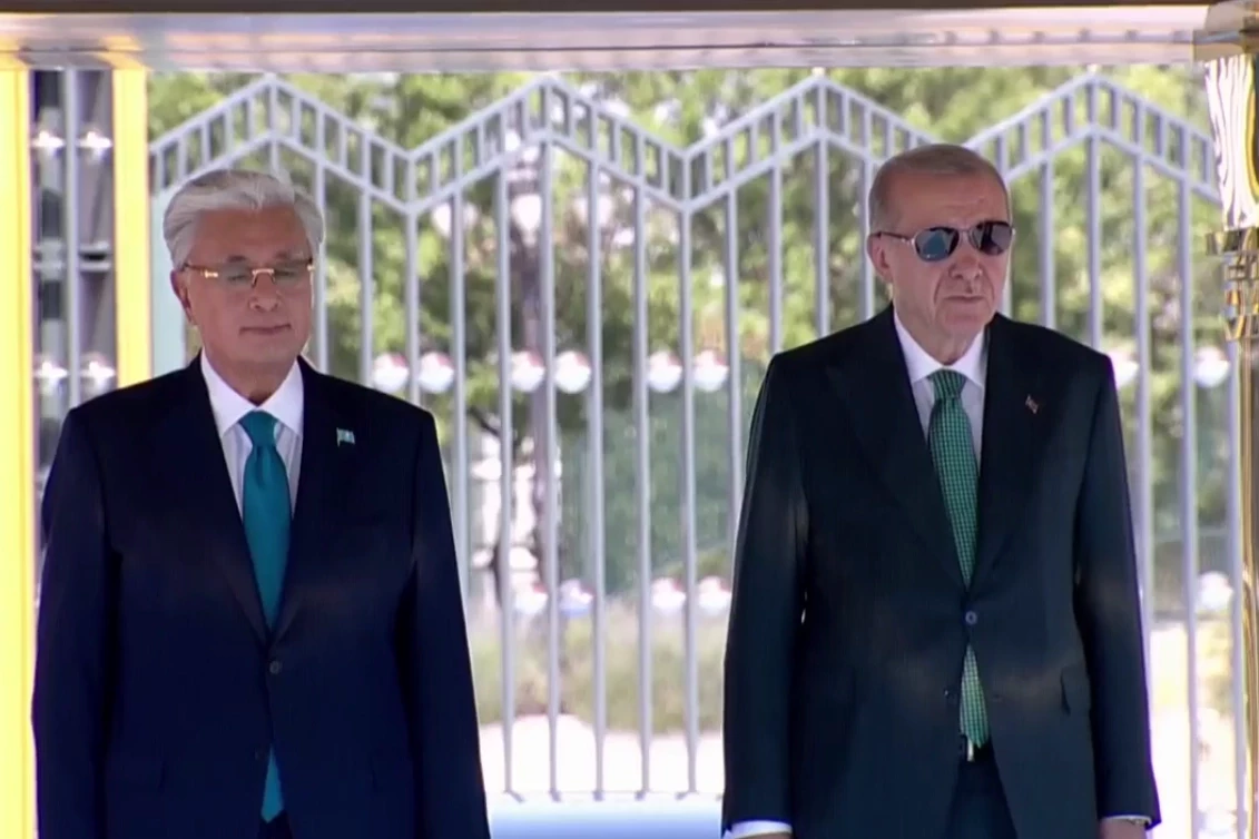 Kazakistan Cumhurbaşkanı Tokayev Beştepe